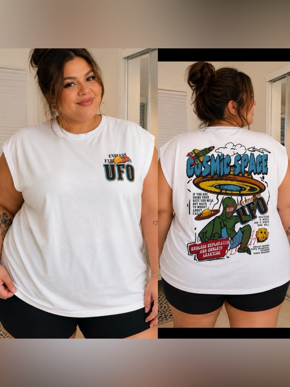 UFO Graphic Tee-XXL